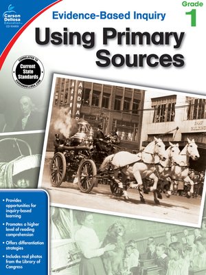 cover image of Using Primary Sources, Grade 1